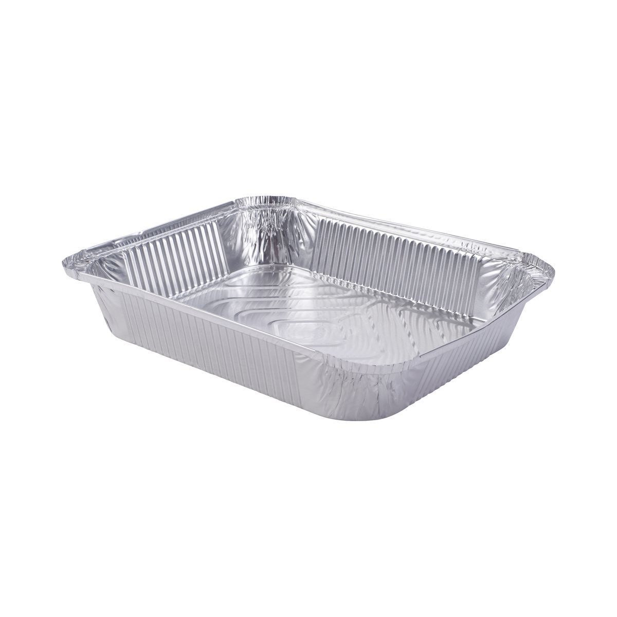 BARQUETTES ALUMINIUM 146x121x40mm x100 - Bords refermables - PUBLI EMBAL